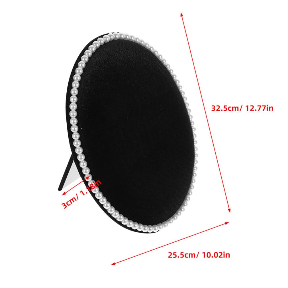 Présentoir Mural Ovale pour Boucles D'oreilles, Support de Rangement Noir
