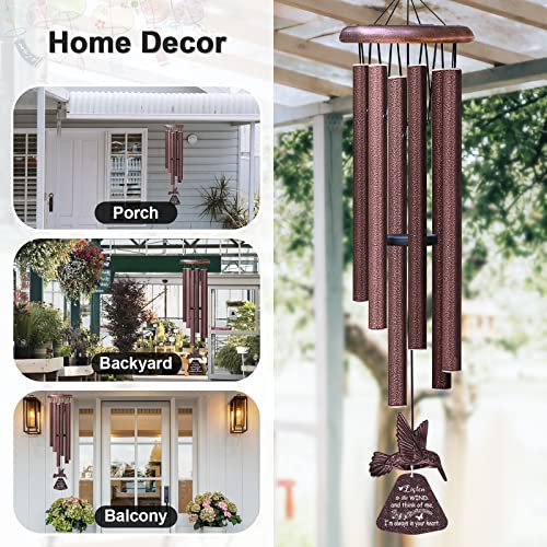 Sympathy Wind Chimes For Outside Deep Tone, Memorial Wind Chimes For Loss Of Loved One Prime, Bereavement Condolence Remembrance Funeral Gifts For Grieving Friends Loss Of Mother Father #TOP6