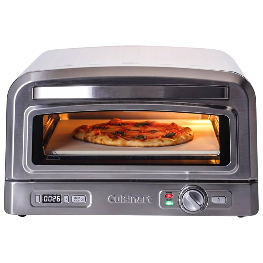 Cuisinart ピザオーブン PIZ-100PCJ クイジナート クイジナート、最高400度で本格ピザが焼ける家庭用ピザオーブン