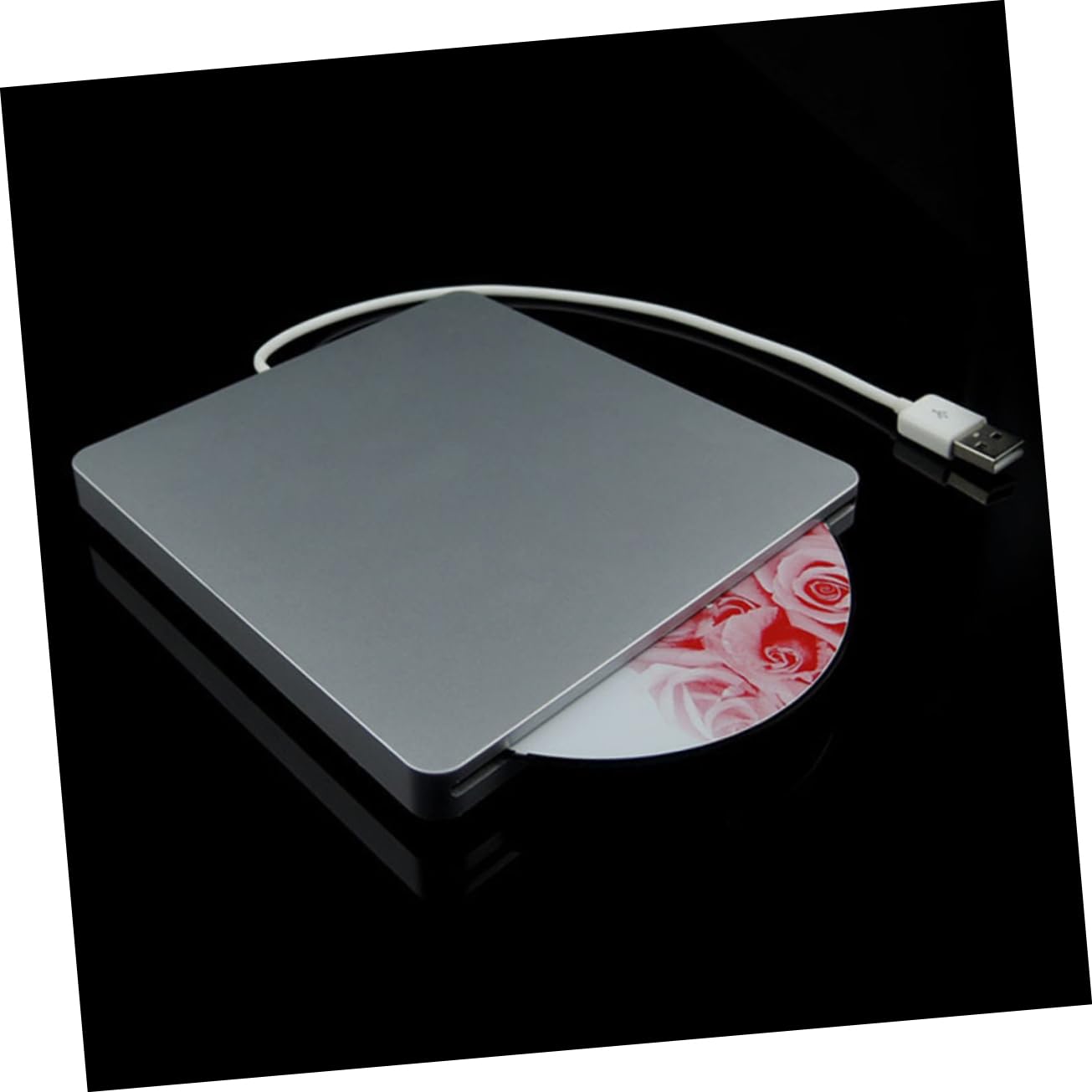 NUOBESTY Unità Dvd Portatile Masterizzatore Dvd Lettore USB per Computer Desktop Laptop Operativo Installazione Dati Veloce Materiale Duraturo Pratico Regalo Amici Familiari Trasporto