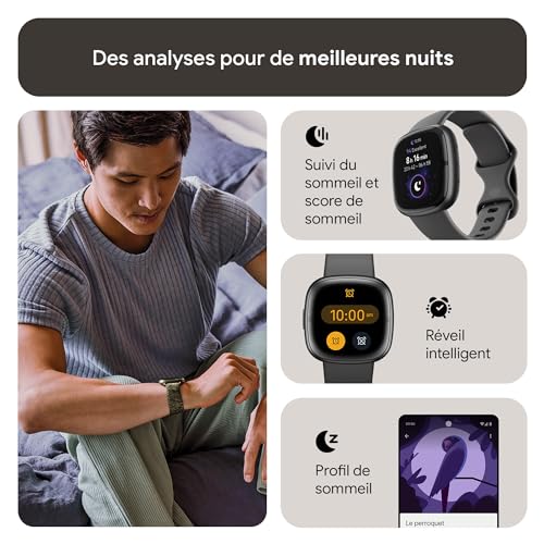 Fitbit Sense 2 montre connectée autonomie 6 jours pour rompre avec la charge quotidienne