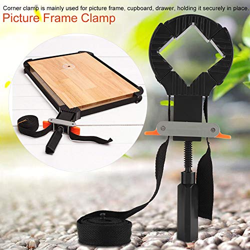 GOTOTOP Band Clamp With 4 Clamping Jaws, 4m Strap Clamp Jaws Adjustable Band Strap for Picture Frame Woodworking Tool - Image 2