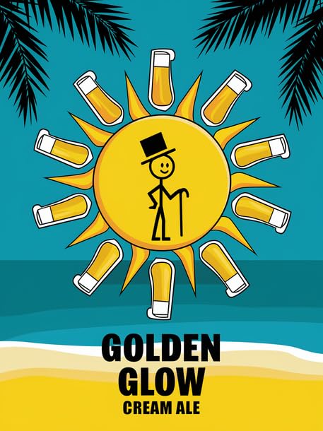 Label Peelers Golden Glow Cream Malty Ale Beer Kit - Extract