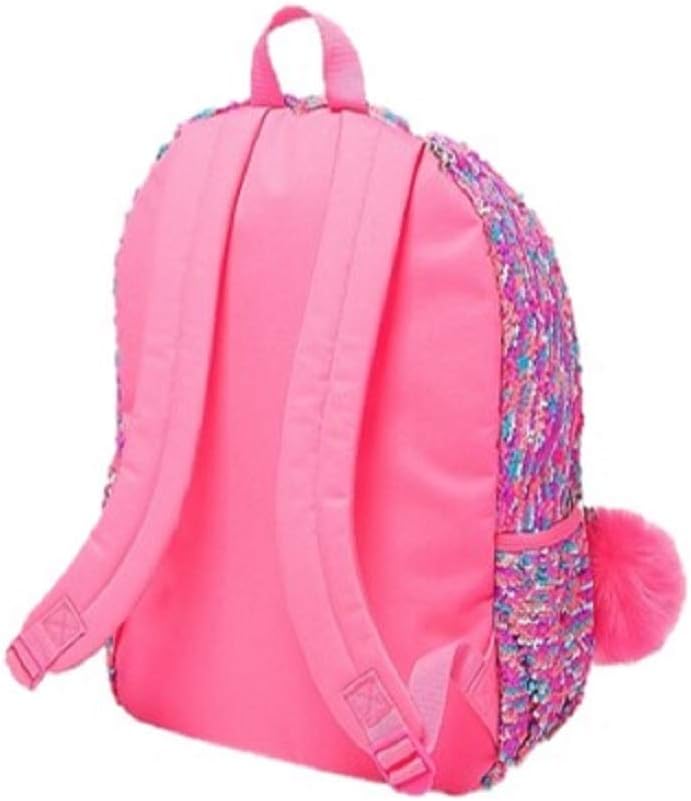 flip sequin backpack and lunchbox
