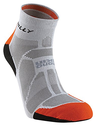 Hilly HI-000414 Calcetines, Unisex Adulto, Grey/Orange/Black, 43/46