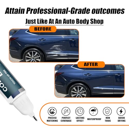 Image of Canyon River Blue Metallic(B-640M) Touch Up Paint Compatible with Acura, Car Paint Pen Scratch Repair Two-In-One Touch Up Paint, Premium Car Scratch Remover for Deep Scratches