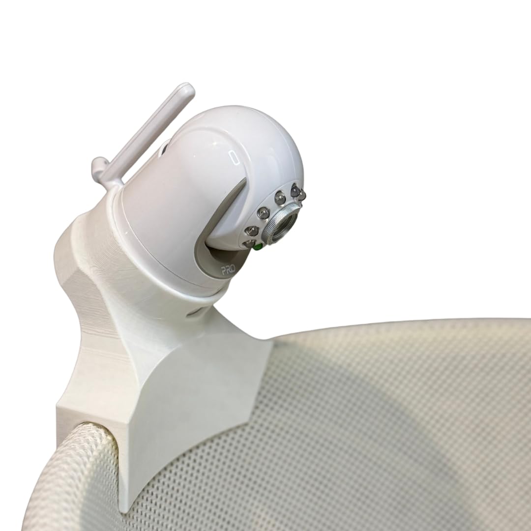 Mount for DXR-8 & SNOO Bassinet - Accessory - Clip-On Camera Adapter for Infant Optics Baby Monitors - Secure Fit, Easy Install, No Tools Required - USA Made by Aureli