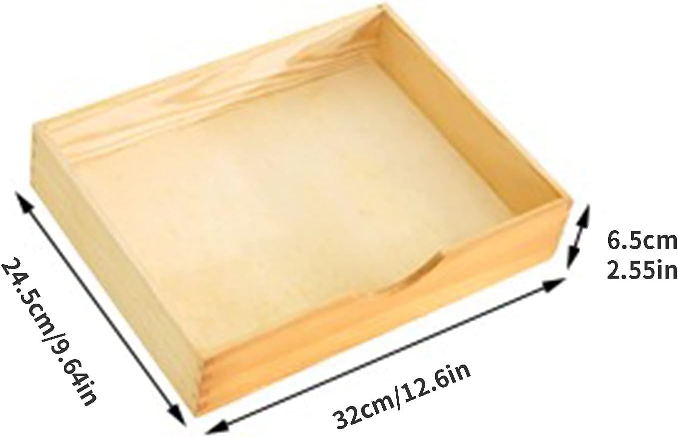 Organizer da scrivania in legno di pino con cassetto, per documenti A4, forniture per scuola e ufficio, accessori da scrivania per casa e ufficio (2 strati)