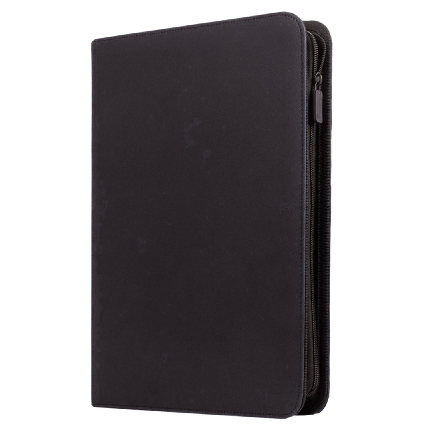 9 Pocket Zip Up Trading Card Binder, Holds 360 Cards, Side Loading Card Binder For TCG, Sports, Football Cards, Premium Trading Card Album - Black
