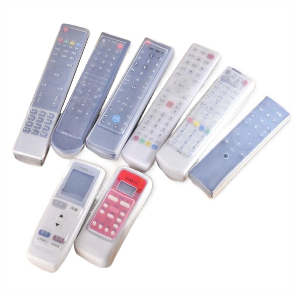 Custodia protettiva in silicone impermeabile per TV condizionatore d'aria, antiscivolo, impermeabile, antipolvere, custodia protettiva per telecomando (16 x 5 cm)