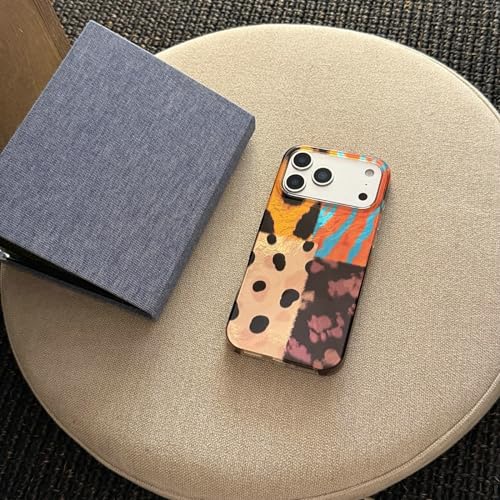 Coque iPhone 16 léopard patchwork chic et pailletée haute protection - 7