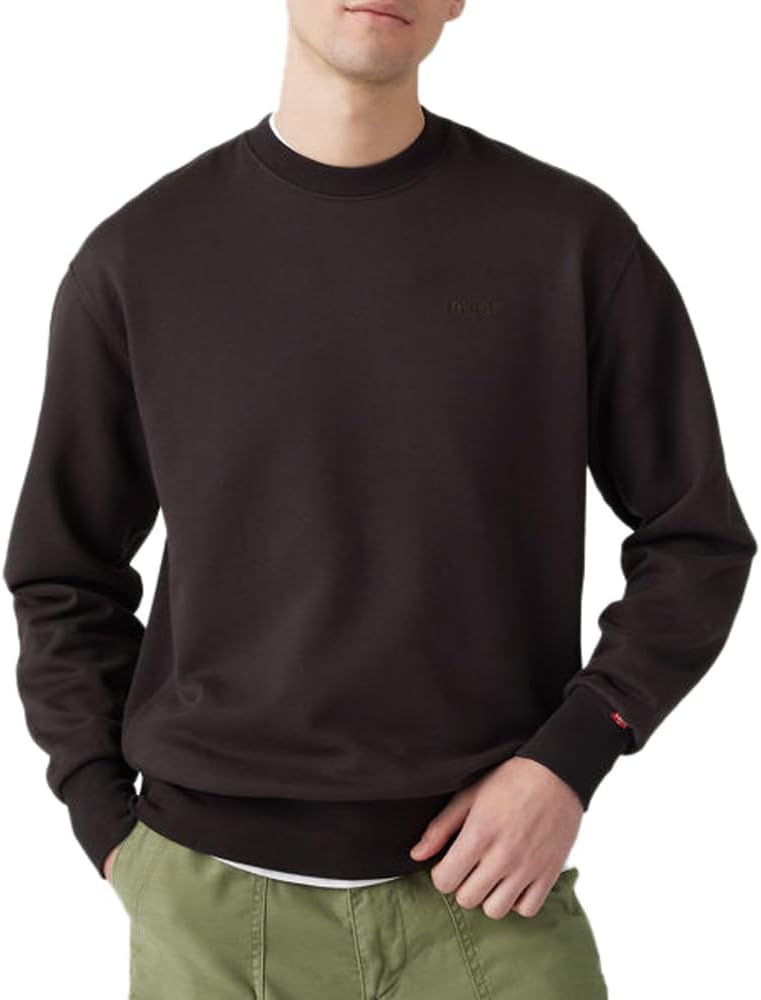 Men's Sweatshirt with Crew Neck, Relaxed Fit