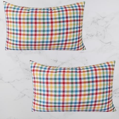 NADEEMS World Organic Cotton Kapas Filled Firm Medium Pillows, 16x24 inches, Pack of 2, Multicolour (B0DH1WSCDC) Amazon Price History, Amazon Price Tracker