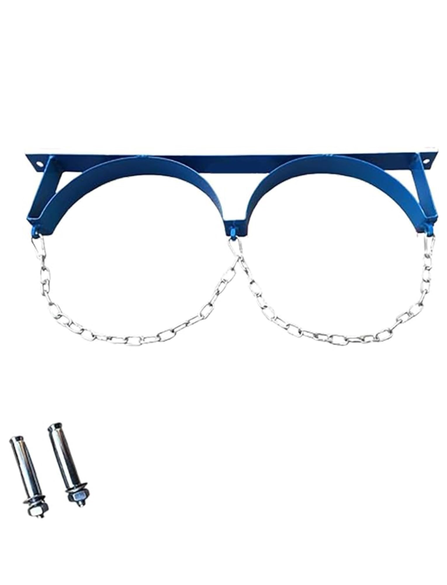 GTHTUHFD Oxygen Cylinder Rack, Gas Cylinder Rack, Wall Mounted Screw Chain, Household Gas Cylinder Storage Rack, Oxygen Cylinder Rack, Capacity 40L,65cm