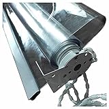 XJJUN Klare Rollos, Schatten Windschutzscheibe Wasserdicht Und Regenfest Wetterbeständige PVC-Kunststoff-Trennwände for Den Außenbereich, for Familienküche (Farbe : Klar, Größe : 1.2x2.2m)