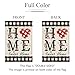 ORTIGIA Valentines Day House Flag, Valentine's Day Love Heart Home Sweet Home Flags Burlap Double Sided Large Flag Home Anniversary Wedding Yard Lawn Patio Outdoor Decor 28x40 inch