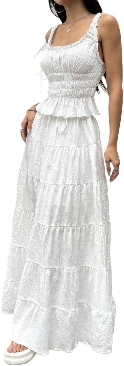 Short Skirt Plain Two Pieces Outfits For for Women