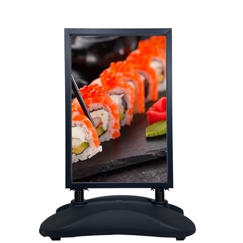 Heavy Duty Outdoor Sign Stand with Wheels and Water Base