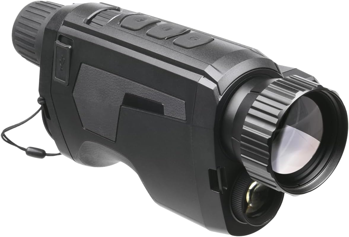 AGM Global Vision REFURBISHED FUZION LRF TM50-640 Thermal & Optical Monocular with Laser rangefinder 640x512 Resolution, OLED Display, Bi-Spectrum Imaging Waterproof