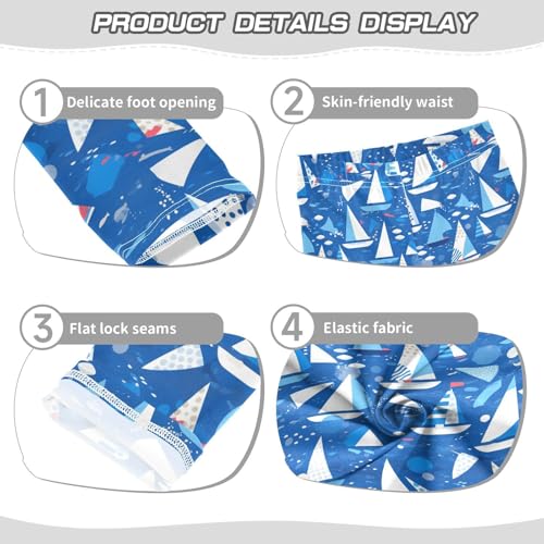 Blue Kids Baby Girls Athletic Leggings Stretchy High Waisted Activewear Sports3