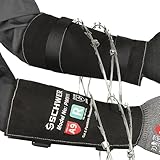 Schwer ANSI A9 Cut & Level 5 Puncture Resistant Arm Sleeves, PM915 High Risk Protection Arm Guards for Biting, Gardening Sleeve Thorn Proof, Tactical Work Sleeves for Law Enforcement Self Defense