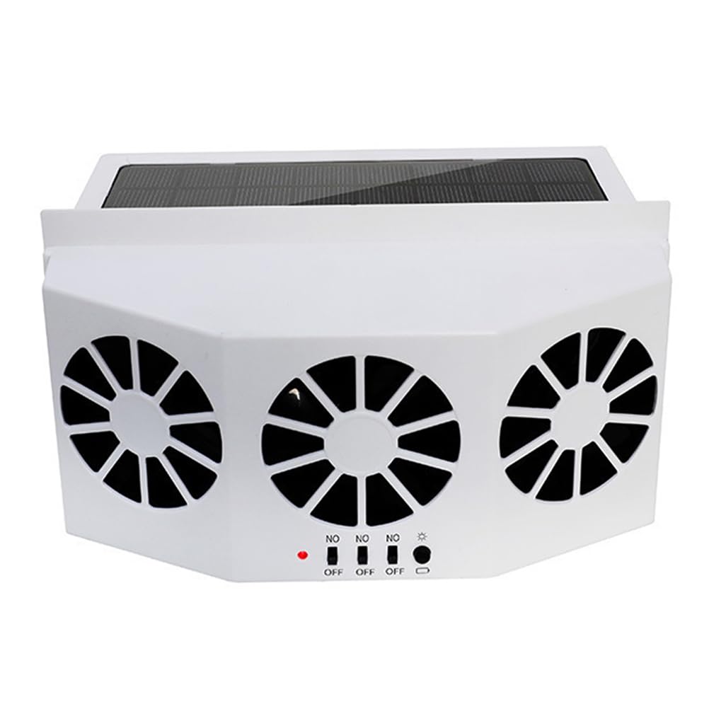 Énergie solaire Ventilateur d'extraction d'air: Ventilateur d'extraction de fenêtre d'été Extracteur pour Voiture