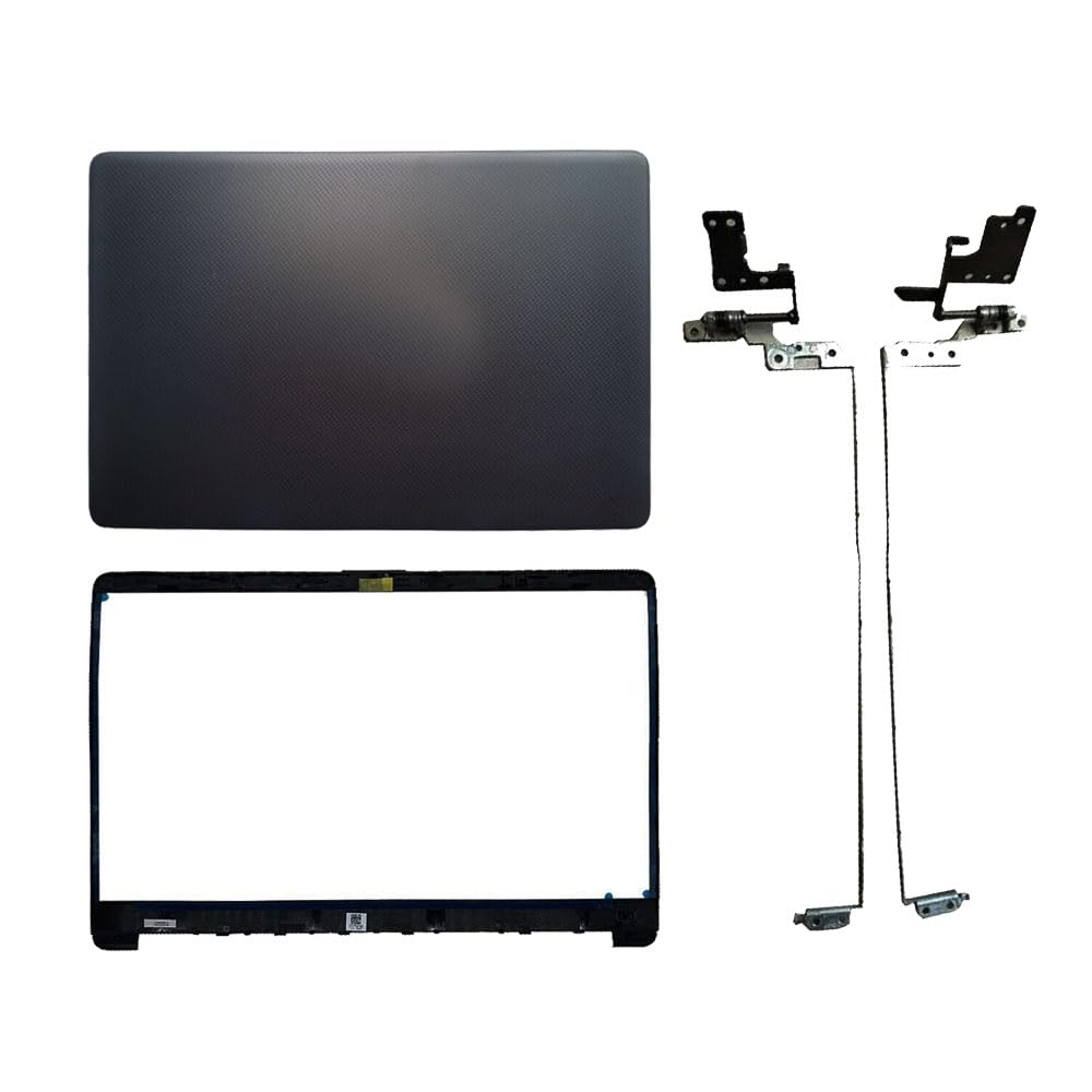 Laptop Black LCD Top Back Rear and Front Bezel Cover Case Compatible for HP 15-DW 15S-du 15S-DR TPN-C139 15-dw0037wm 15-dw0083wm L94456-001 250 G8 255