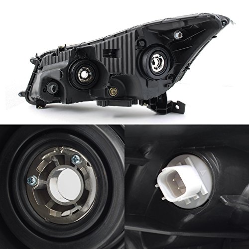AKKON - For 2008 2009 2010 2011 2012 4-Door Sedan Honda Accord Driver & Passenger Side Headlights Headlamps