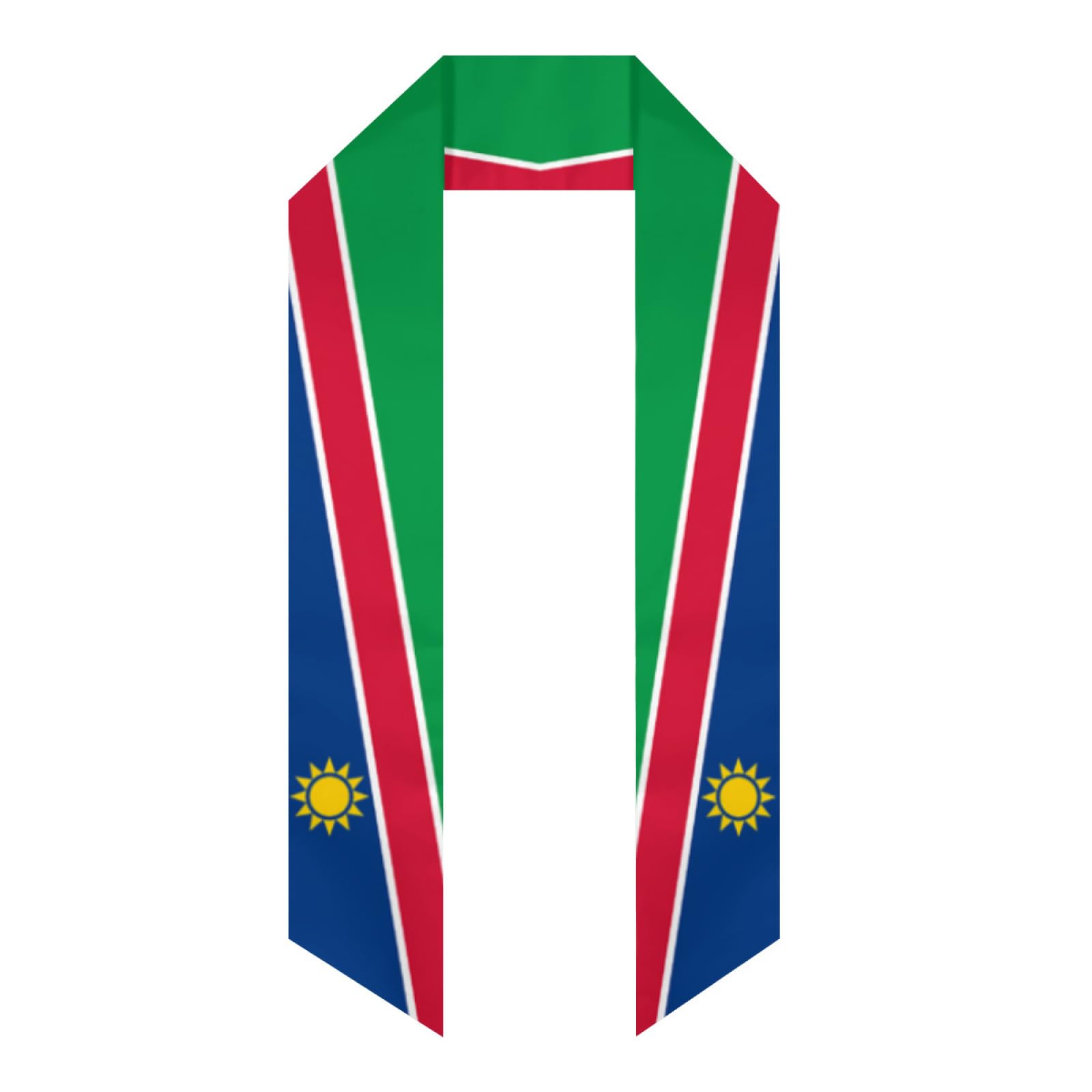 Anceky Unisex As Pic Namibia Namibian Graduation Stole Sash Scarf For Graduation's Day Stoles Shawl