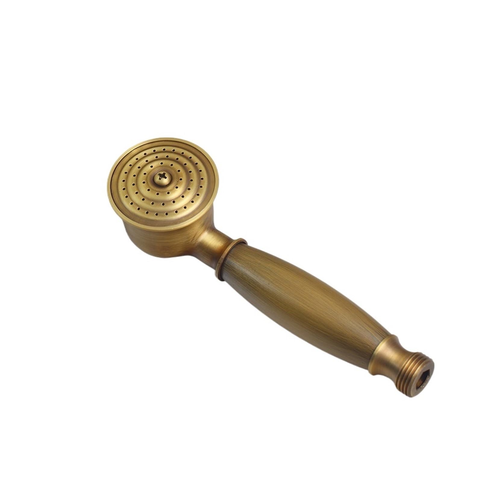 Shower Head Antique Brass Telephone Style Bathroom Handheld Shower Head Water Saving 1.5M Hose Hand Holder(Hand Shower Head)