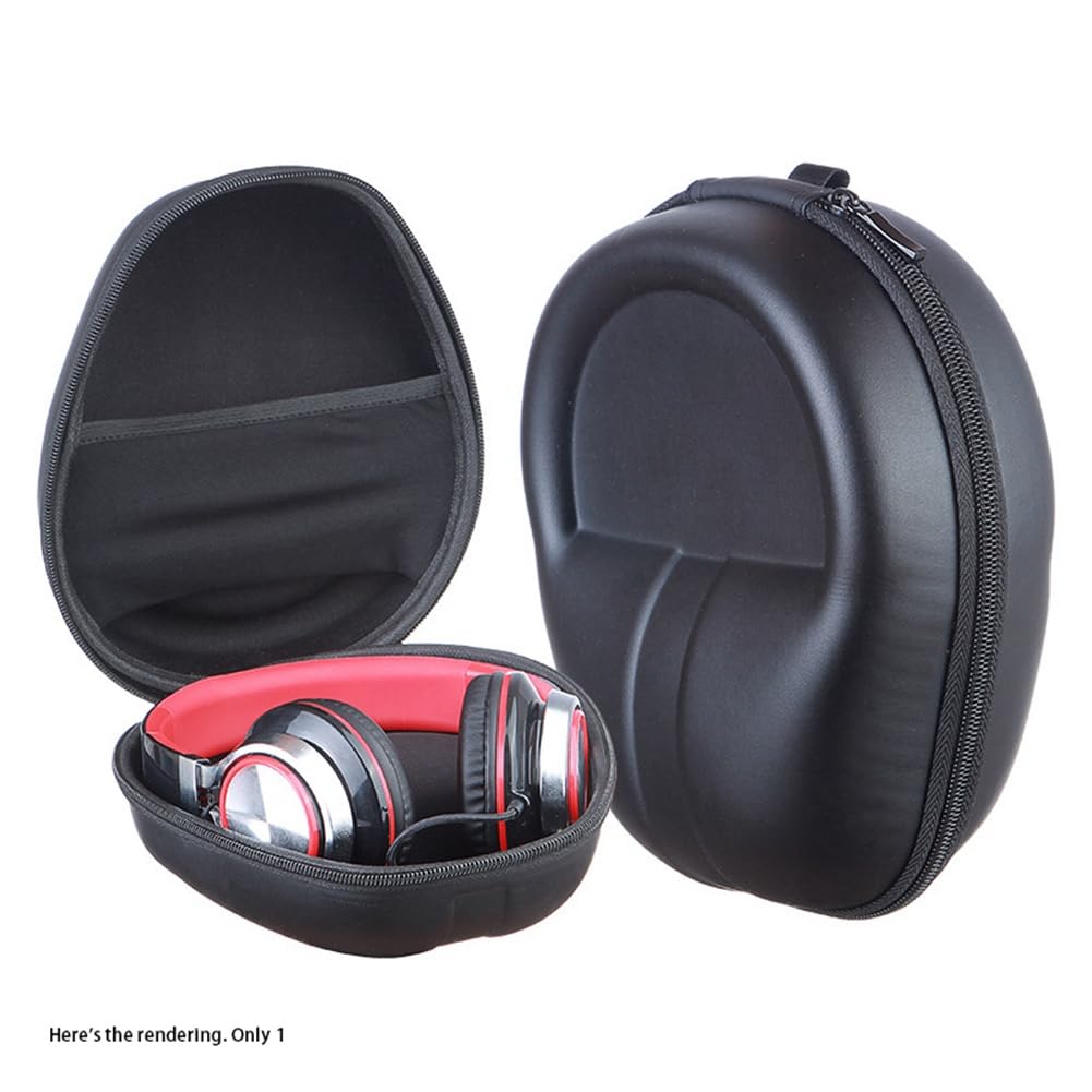 Fubdnefvo Borsa per cuffie antiurto portatile custodia rigida per auricolari custodia per cuffie borsa per il trasporto accessori Fubdnefvo Borsa per cuffie antiurto portatile custodia rigida per auricolari custodia per cuffie borsa per il trasporto accessori