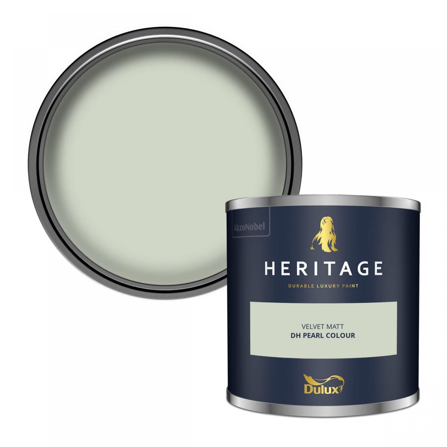 Dulux Trade Heritage Velvet Matt Emulsion DH Pearl - 1ltr