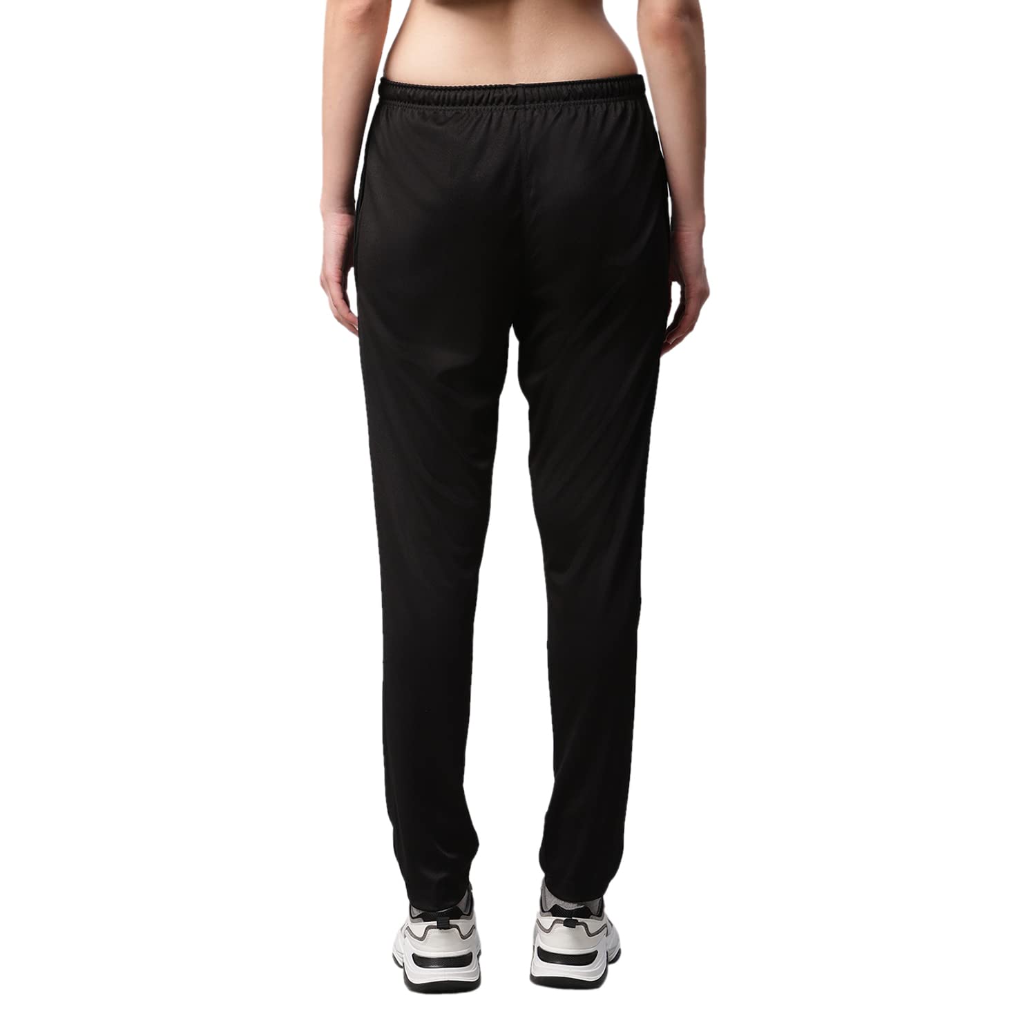 Mack JONNEY Dryfit Lycra Solid Multicolor Trackpants for Women (Pack of 2)-Dryfit_D10_BLK_Gry_002-L 1