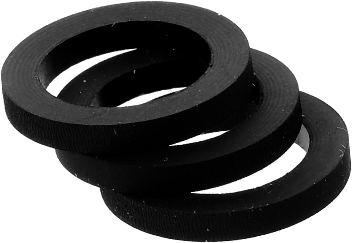 3pcs Idler Pulley Belt Roller Belt for Tape Recorder Cassette Tape Machine Imported Rubber Ring