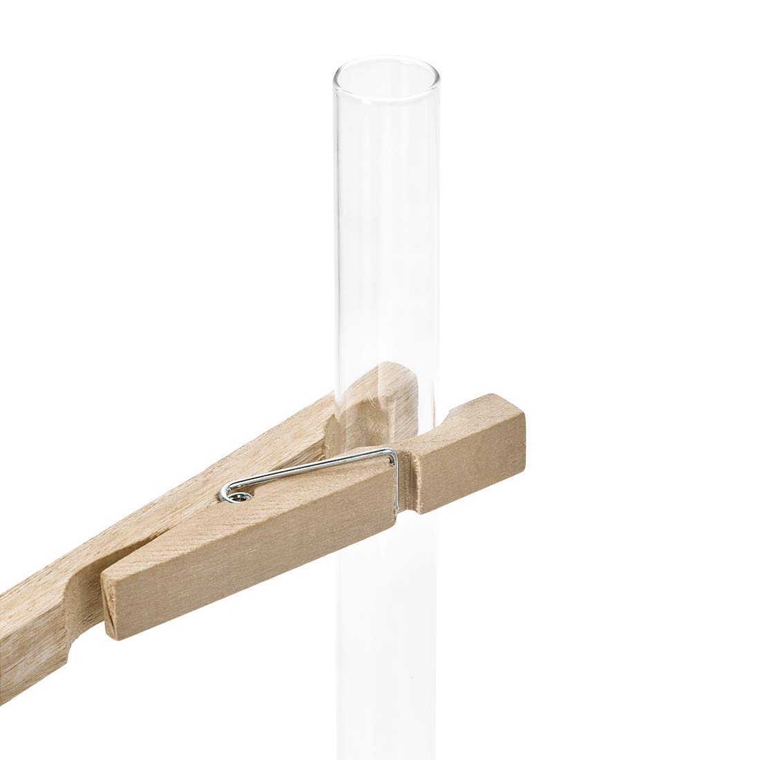 XYWHPGV Tube à essai en bois pince pince support 180mm longueur laboratoire équipement outil 2 pièces(89814 2d789 53ec0 a54c5 1b1cb 5ed19