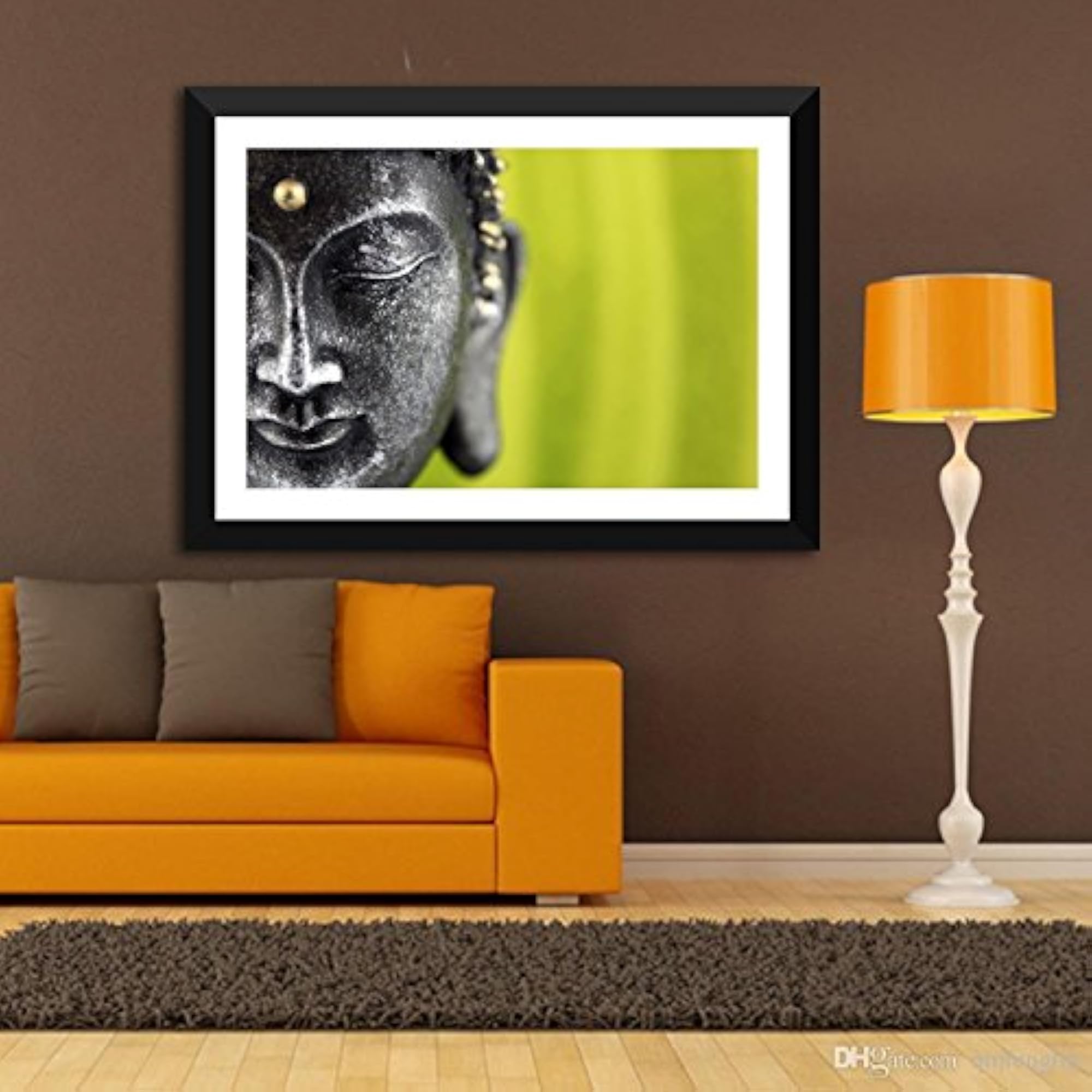 Buddha - The Enlightened One - Large Poster Framed