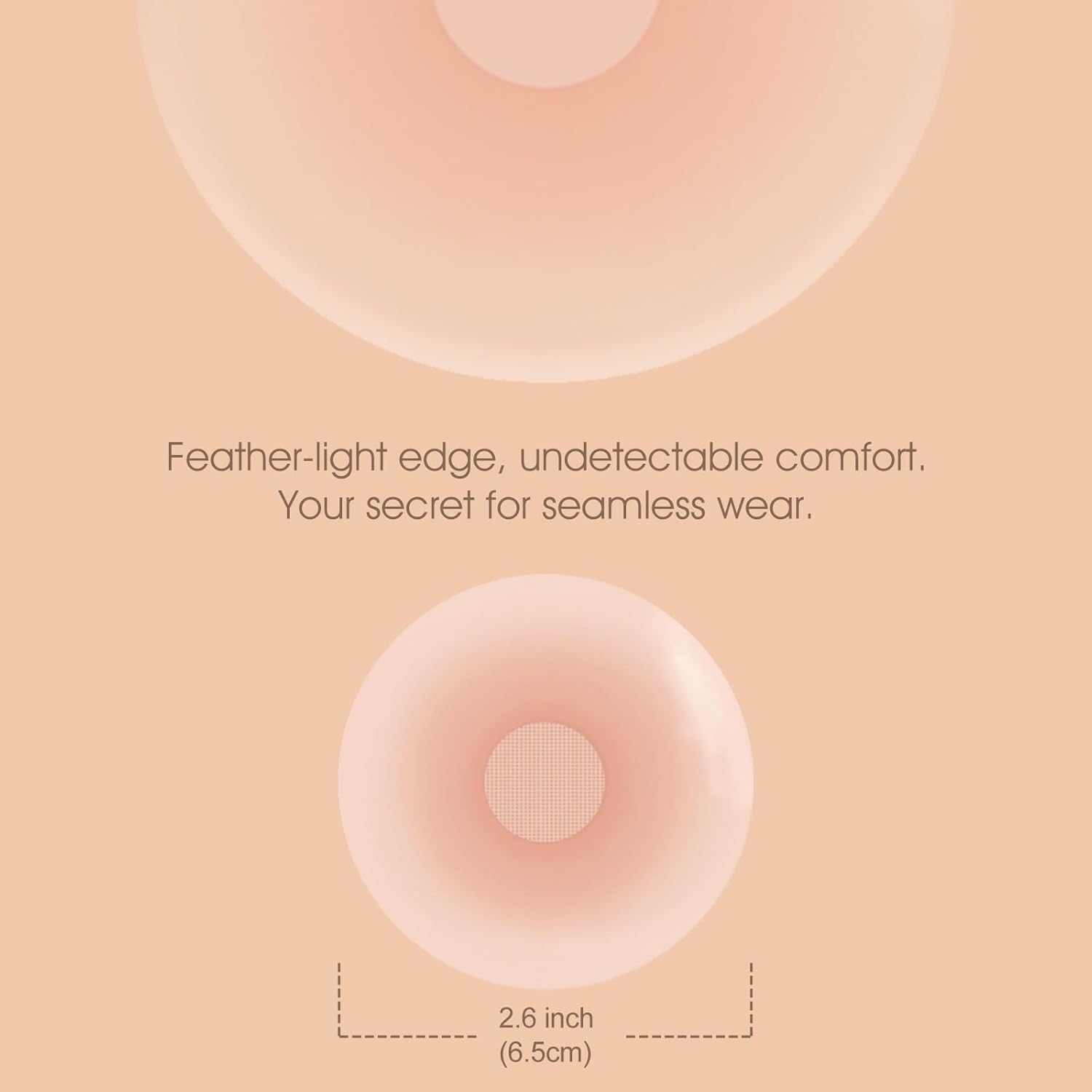 RIFNY Nipple Covers for Women, Silicone Pasties Nipple Cover, Reusable Adhesive Invisible Breast Petals Stickers - Image 3