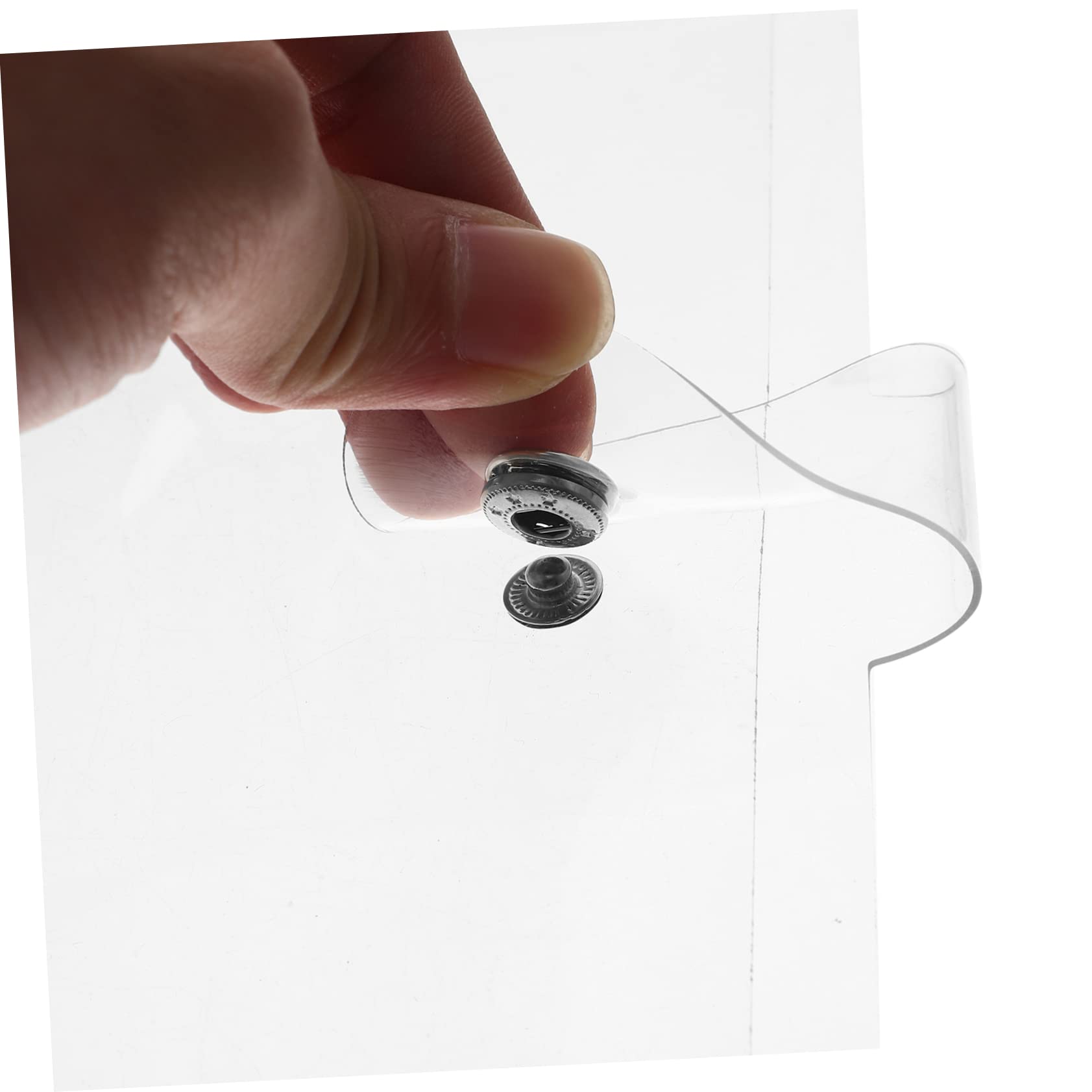 Raccoglitore per Quaderno ad Anelli A4 Plastica Trasparente per Studenti e Ufficio