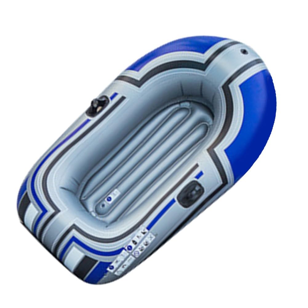 LatoYard Durable Inflatable Boat for 1 or 2 People, Puncture-Resistant 35-Mil PVC, Double-Seam Technology, Safe Stable Design for Outdoor Water Sports