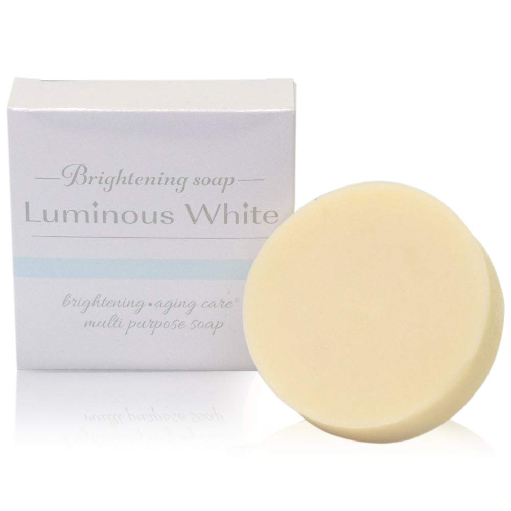 Amazon | ブライトニングソープ ルミナスホワイト 80g 顔用