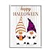 Stupell Industries Happy Halloween Seasonal Gnomes Framed Wall Art, Design by CAD Designs