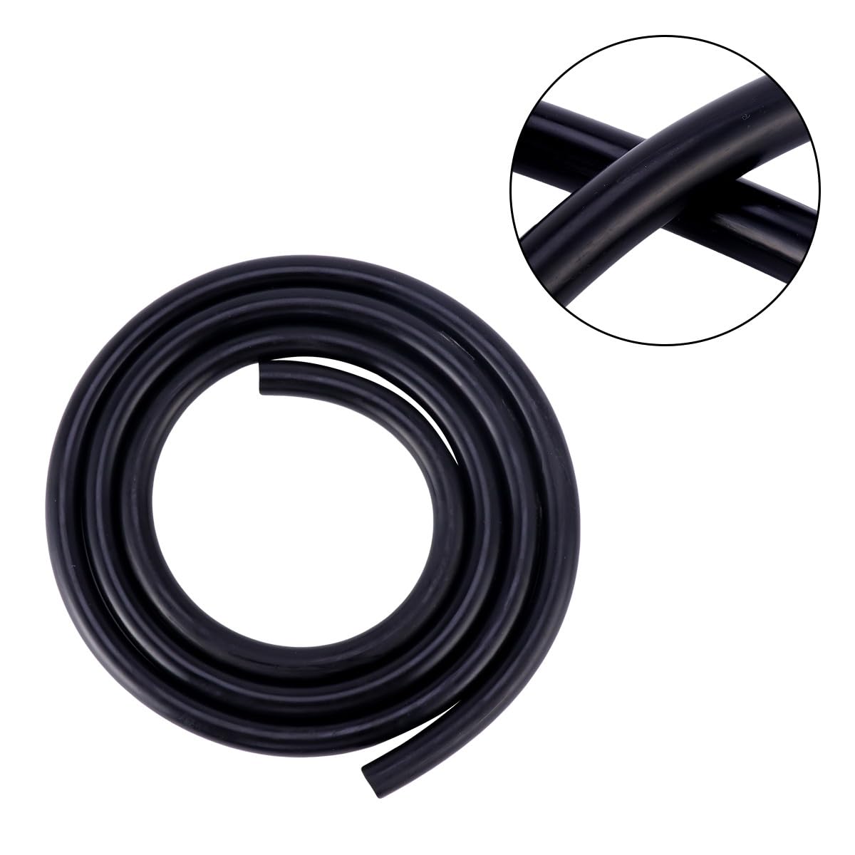 Accessoire Léger sous-Marine en de Latex Noir Chasse Naturel, Tube Élastique de 3x16 Mm de Pêche