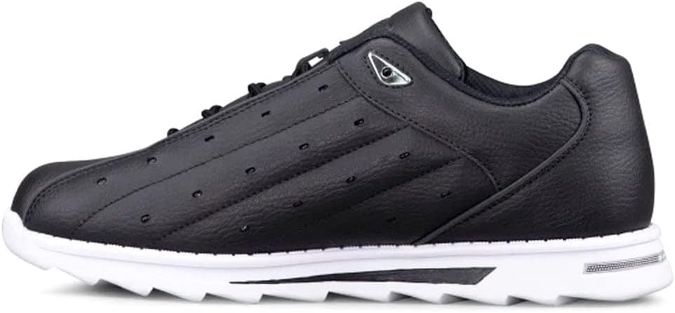 Lugz Men's Column Sneaker, Black/White, 12
