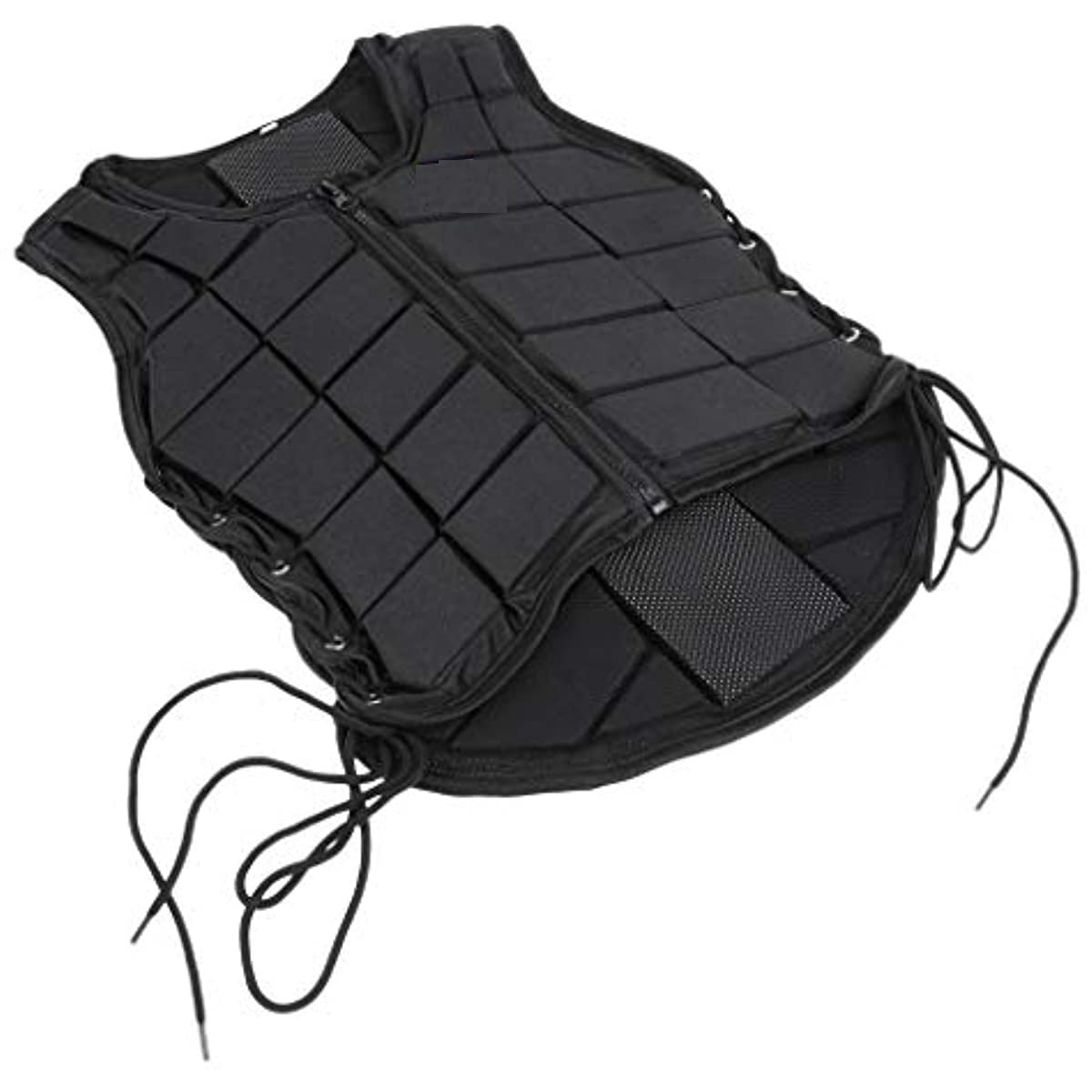 RAHBI Chaleco Ecuestre, Protector de Cuerpo de Chaleco de equitación Ecuestre de EVA Transpirable Duradero (Hombres L)