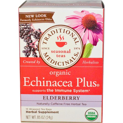 Traditional Medicinals Teas Blends Echinacea Elder Organic Blend's Tea