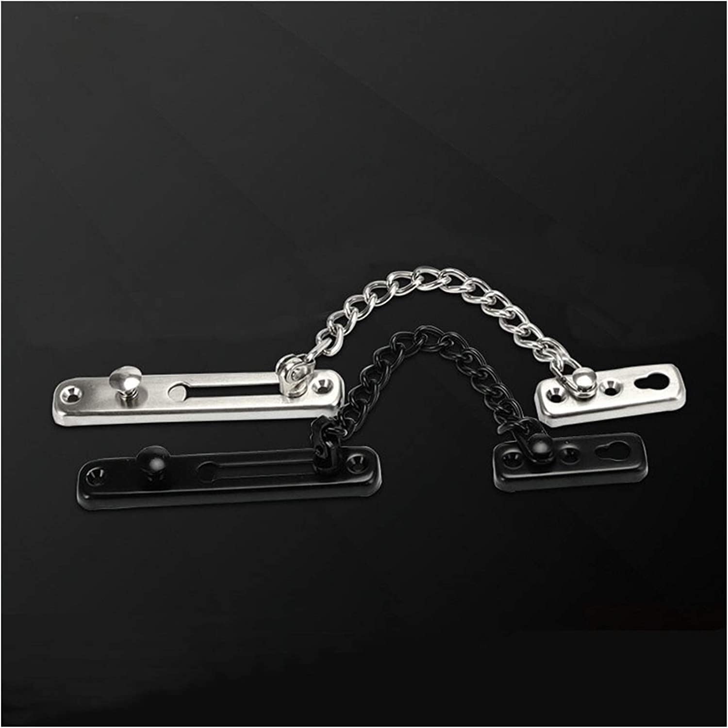 Cadena de Seguridad para Puertas, Cerradura de Cadena Puerta, Cerradura Seguridad, pestillo antirrobo, Acero Inoxidable 304, Hardware