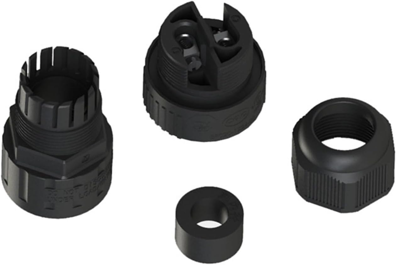 10 Pieces/Set EN030-2127 Screw Wire 17.5A IP68 Waterproof 2Pin Aviation Connector Quick Terminal Docking Male Plug/Socket(EN030-2127-socket)