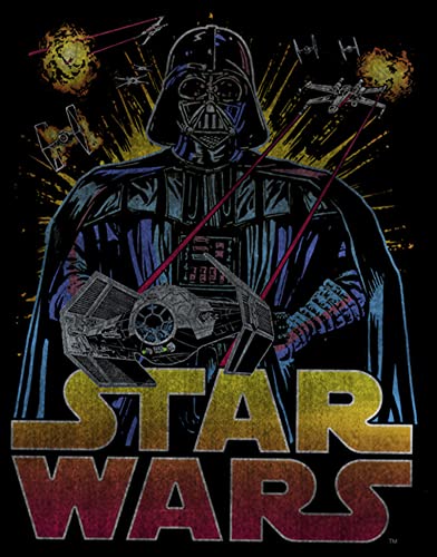 STAR WARS Boy's A New Hope Darth Vader Dogfight Pull Over Hoodie2