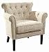 Homelegance 1193F2S Flared Arm Accent Chair, Vintage Print