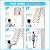 10FT Pull Down Attic Stairs, 12 Step Wall Mounted Telescoping Attic Ladder, Telescopic Fold Ladder with Pulling Rod, Up to 660 lbs, for Attic Loft Roof